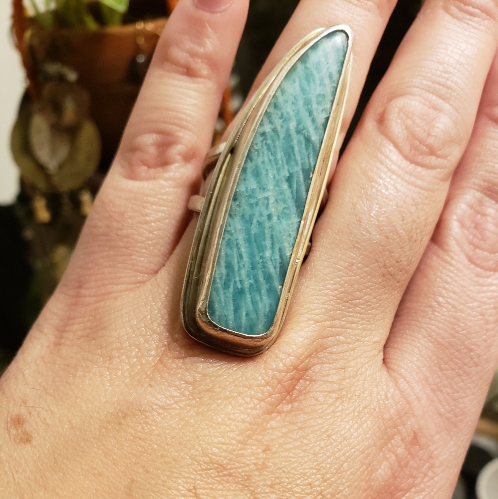 Amazonite Ring - image 1